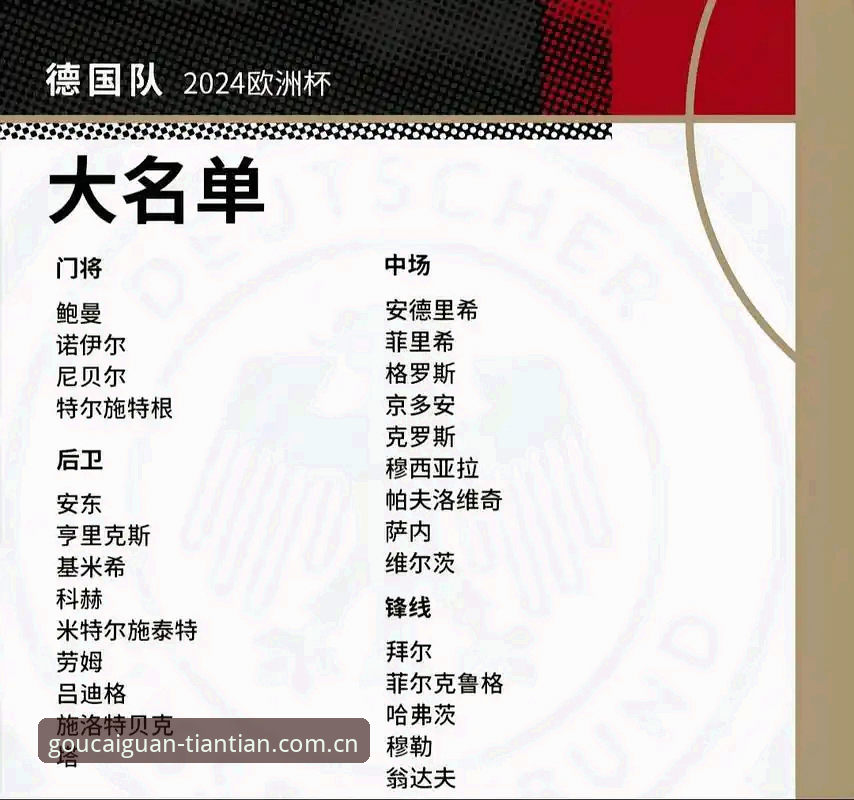 天天娱乐在线平台怎么样 德国队世界杯大名单公布:诺伊尔时隔两年回归,天天娱乐平台带你直击赛场最新动态